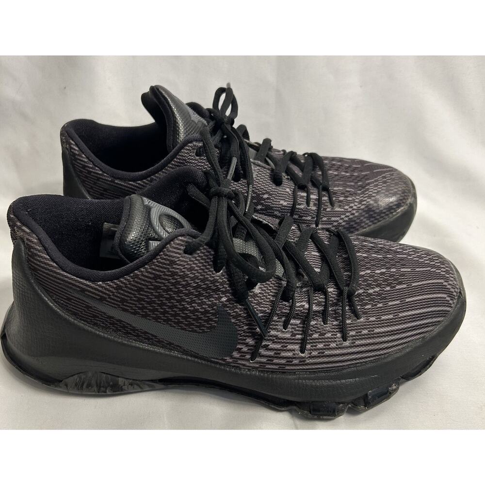 Nike KD Size 5Y Blackout Lace Up Sneaker Shoes Low Top Y2K